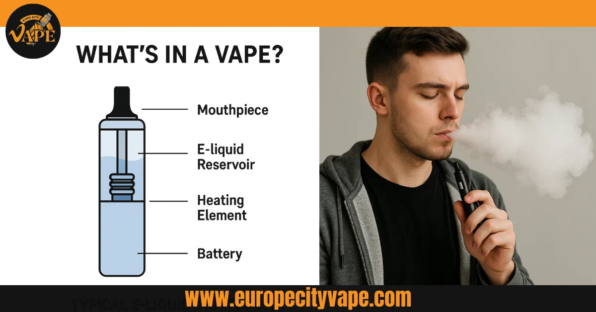 no nic vapes Was ist in einem Vape? Alle Inhaltsstoffe & Sicherheit erklärt