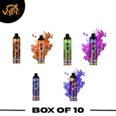 Hipster 6000 Puffs Box of 10