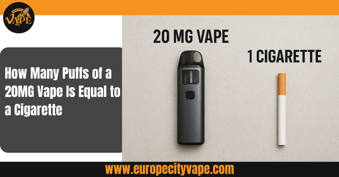 How Many Puffs of a 20MG Vape Is Equal to a Cigarette