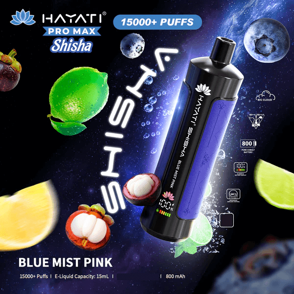 Hayati Shisha 15k Puffs Disposable Vape (Box of 10)