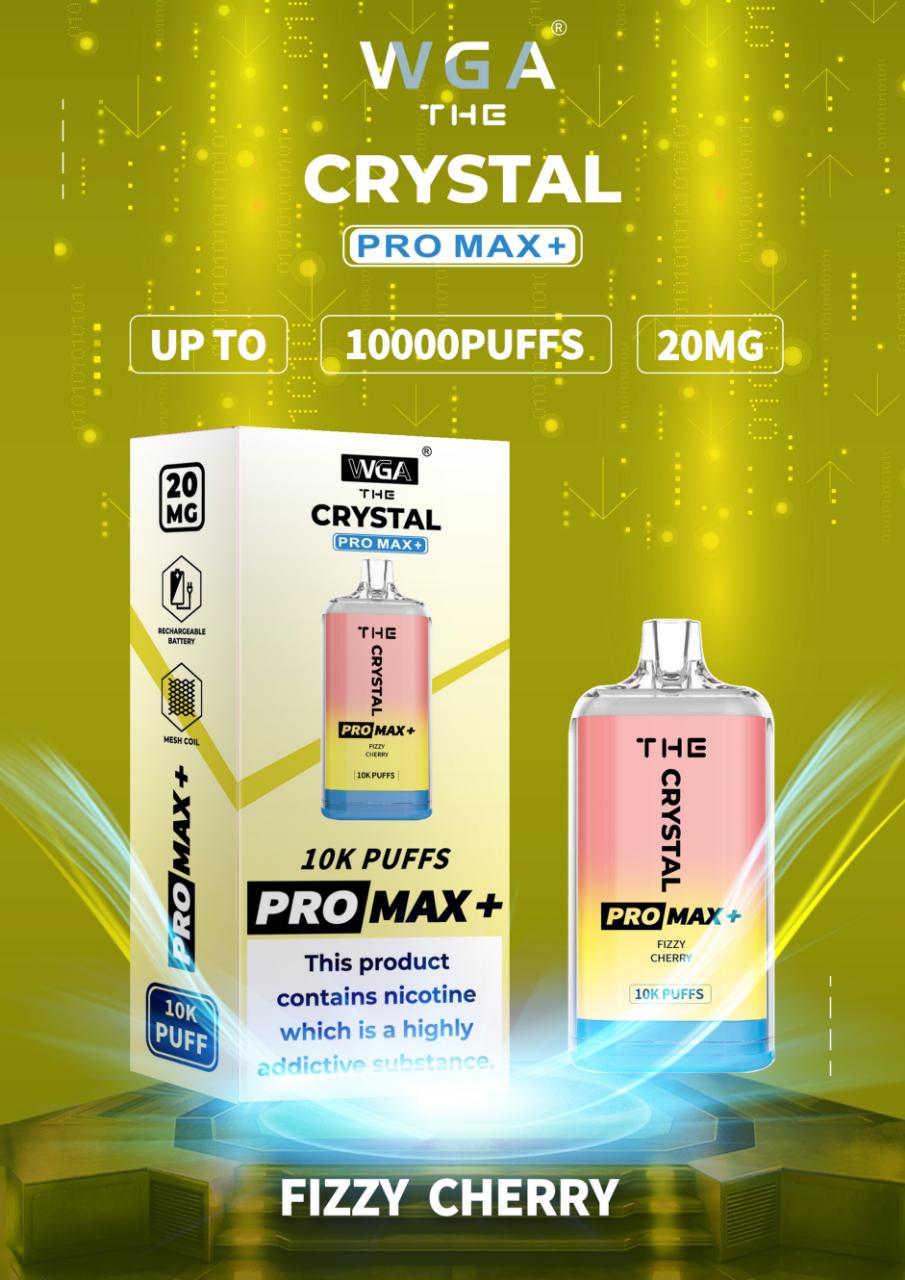 The Crystal Pro Max + 10000 Züge Einweg Vape