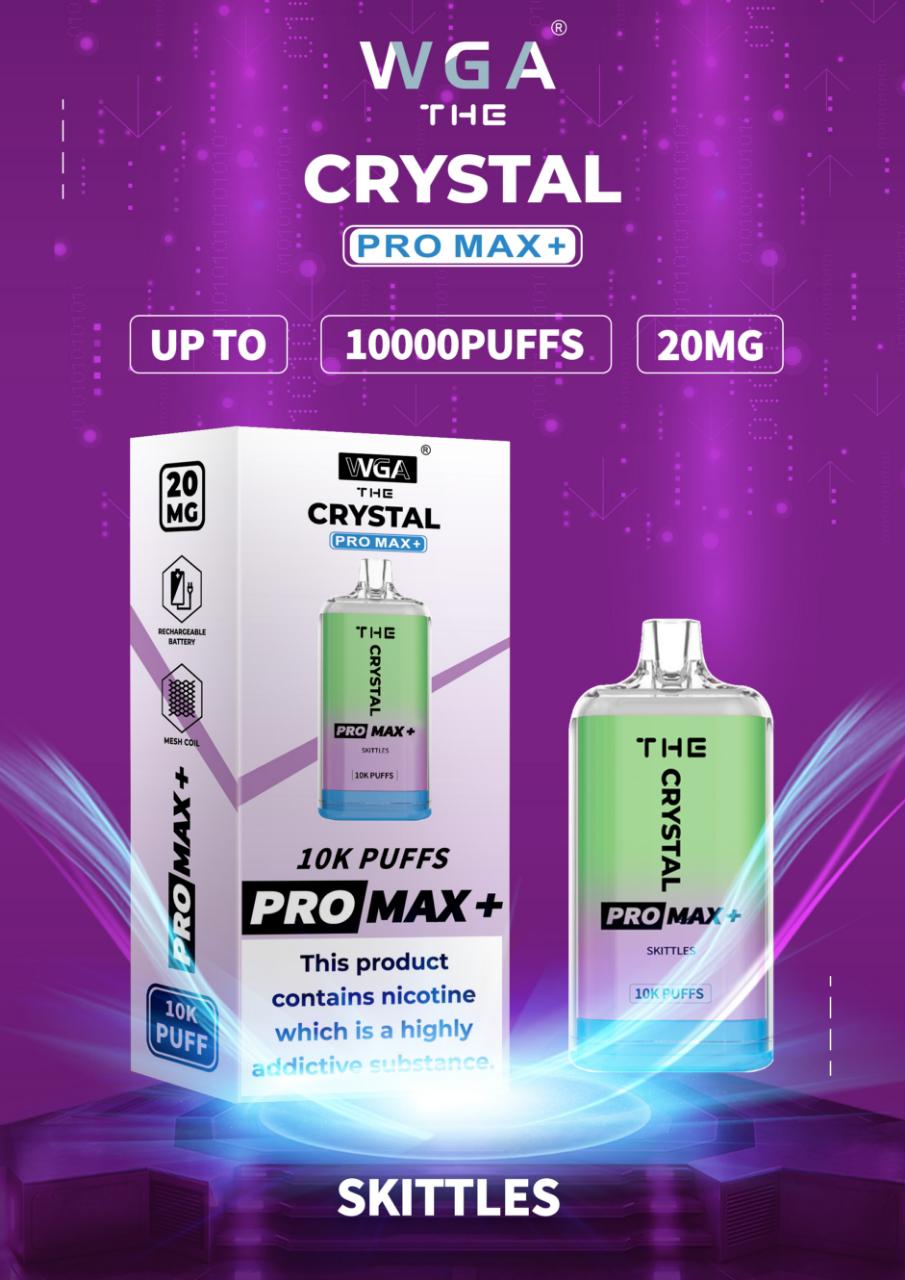 The Crystal Pro Max + 10000 Züge Einweg Vape