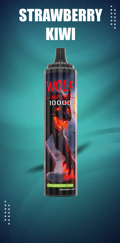 JNR Wolf Niplo 10000 Züge Einweg Vape (Schachtel mit 10 stück)
