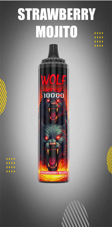 JNR Wolf Niplo 10000 Züge Einweg Vape (Schachtel mit 10 stück)
