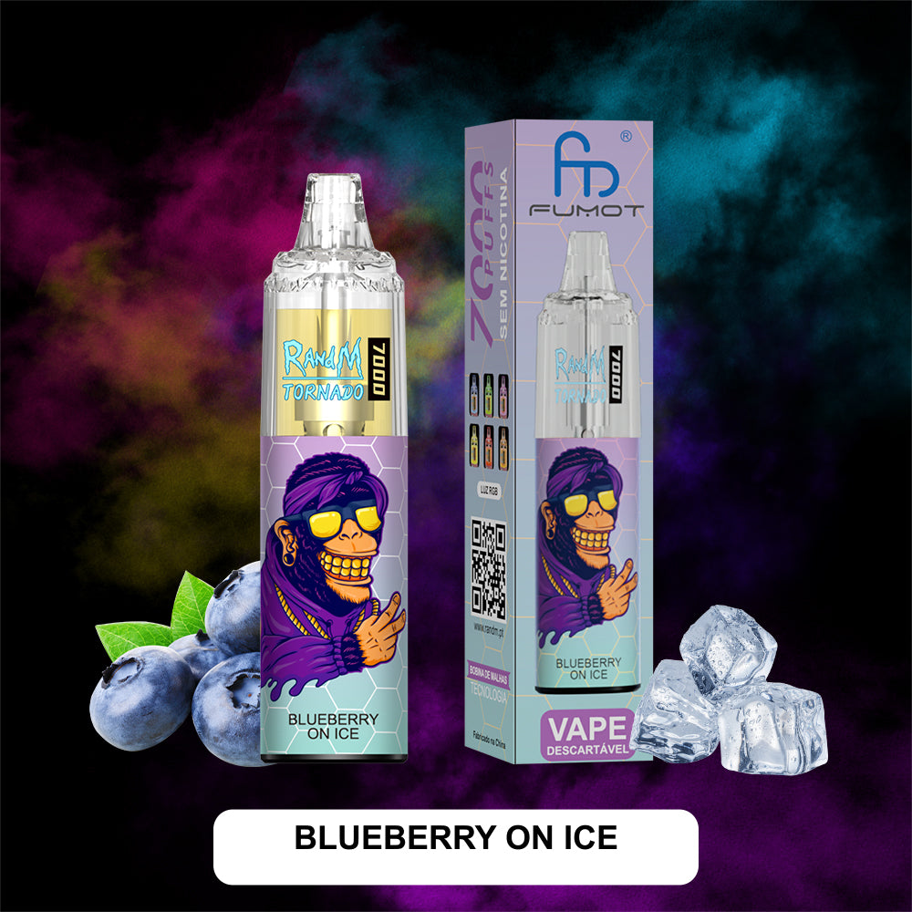 RandM Tornado 7000 Puff Disposable Vape Zero Nicotine (Box of 10)